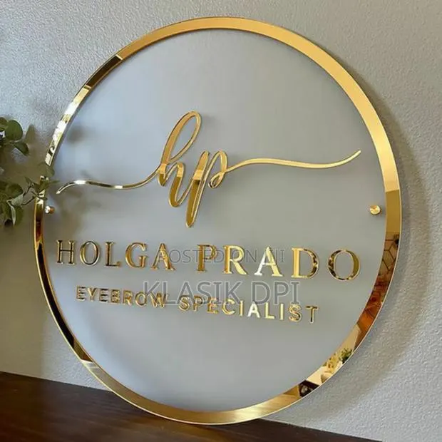 3D Acrylic Wall Logo · Photo 1