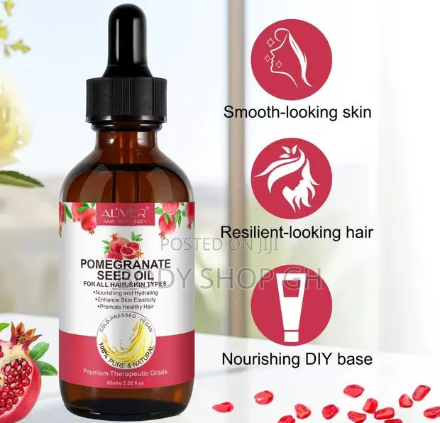 Pomegranate Seed Oil, 100% Pure Cold Pressed for Hair and Skin · Photo 1