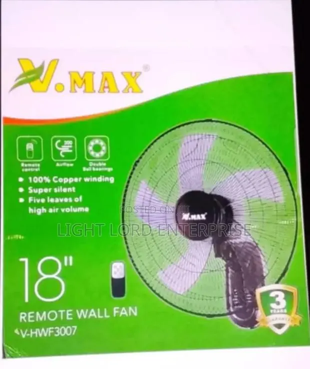 100%Copper v Max Wall Fan · Photo 1
