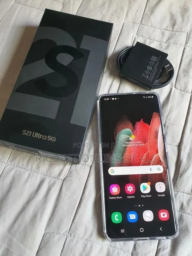New Samsung Galaxy S21 Ultra 5G 128 GB Black · Photo 1