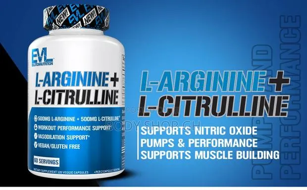 L-Arginine + L-Citrulline Supplement - Invigorating Nitric Oxide · Photo 1