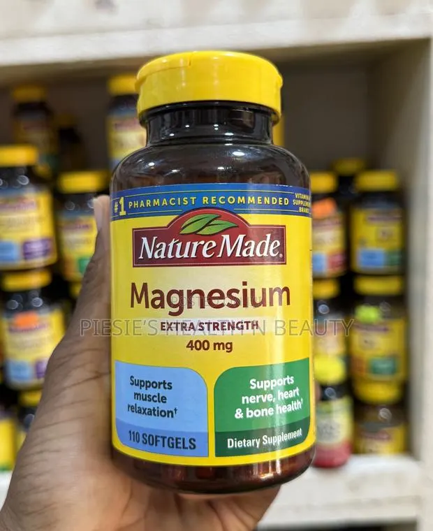Nature Made Magnesium Extra Strength 400 Mg, 110 Softgels · Photo 1