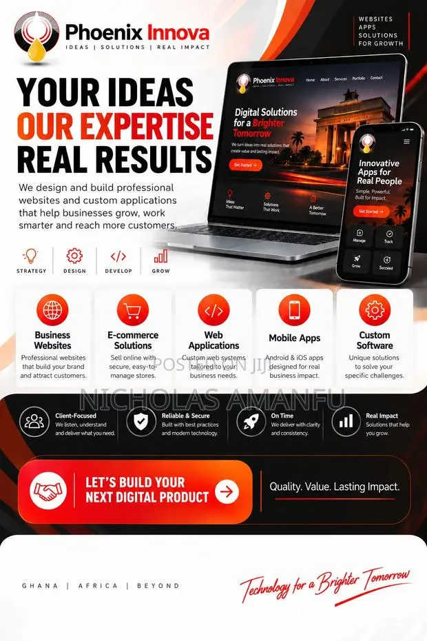 Low Business Visibility? Contact Us for a Website or Web App. · Photo 1