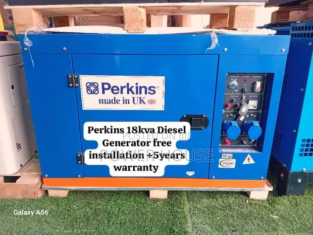 Click Get Perkins Diesel Generator 18kva Silent Perkins Generator · Photo 1
