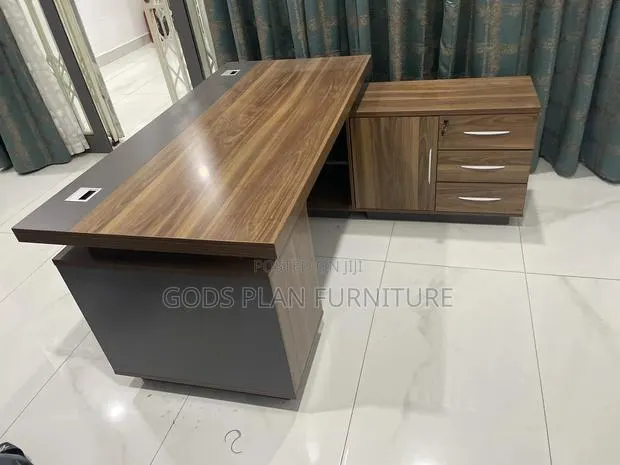 L - Shaped Executive Office Desk · Photo 1