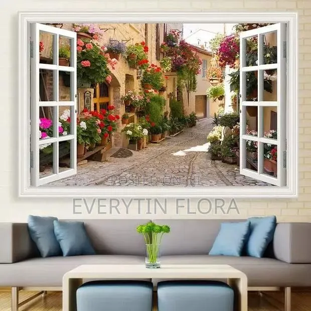3D Fake Window Wall Stickers · Photo 1