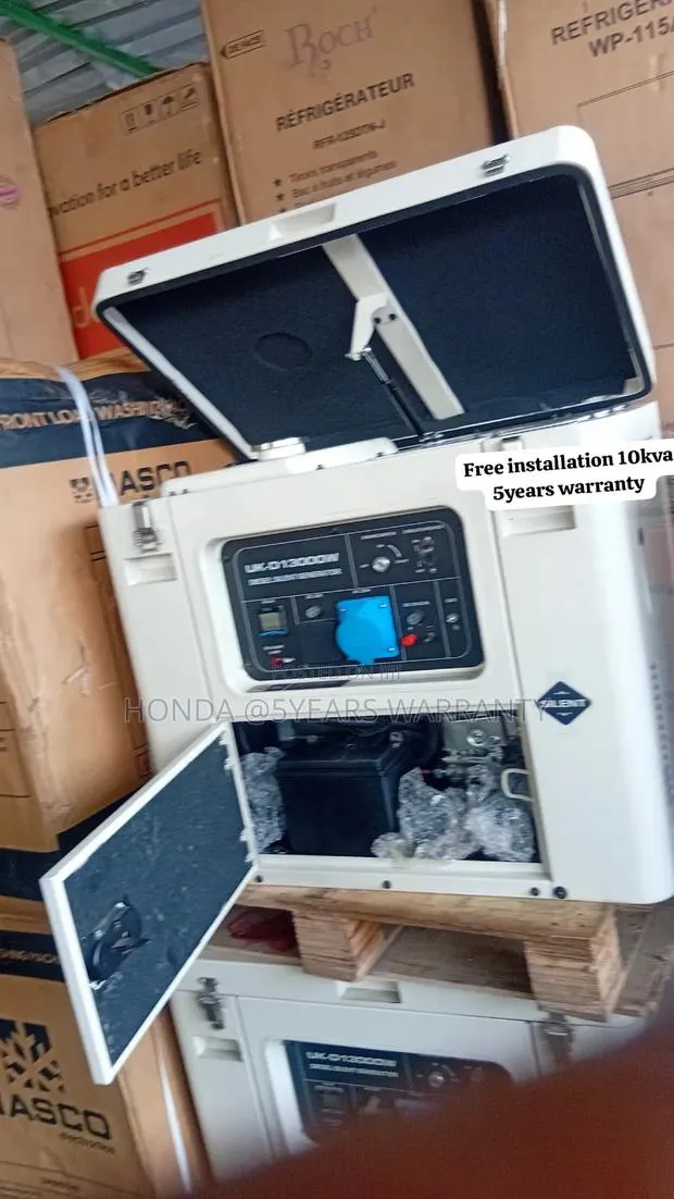 Heavy Duty UK Made 10kVA Diesel Generator – Silent Operation 10kva · Photo 1