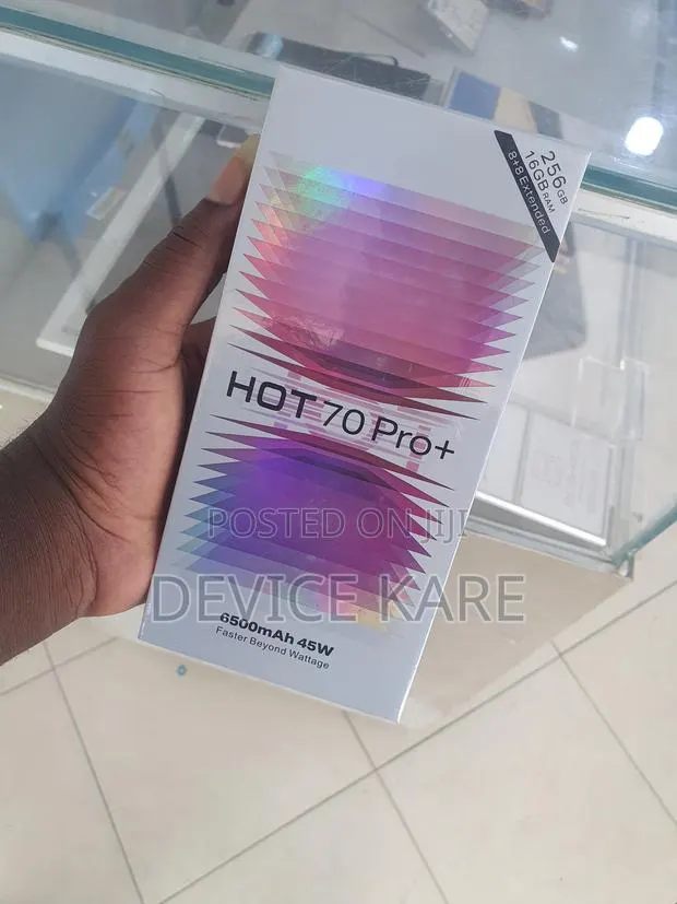 New Infinix Hot 70 256 GB Black · Photo 1