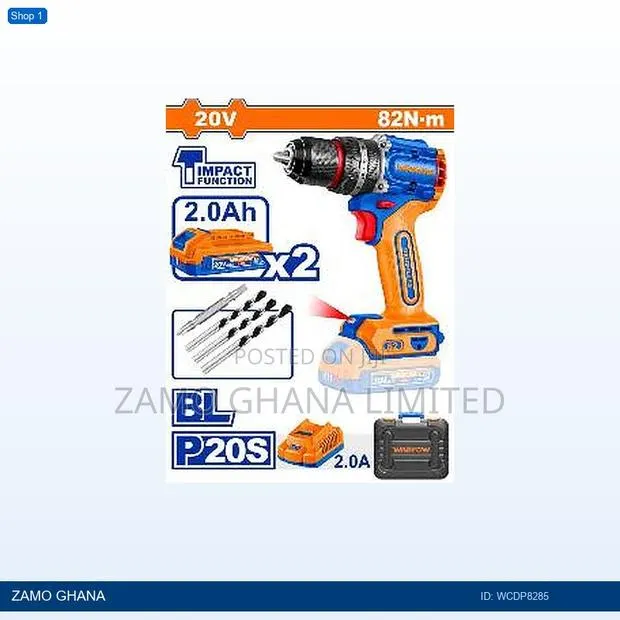 Brushless Cordless Impact Drill - Wcdp8285 · Photo 1