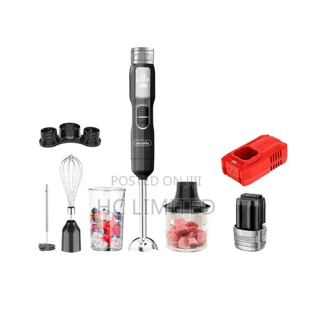 Decakila Cordless Hand Blender 5-in-1 Set (Rechargeable) - Kejb056b · Photo 1