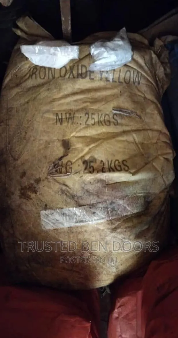 Yellow Pigment 25kg Iron Oxide For Concrete Works · Photo 1