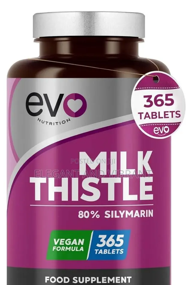 Milk Thistle, 80% Silymarin, 365 Tablets · Photo 1