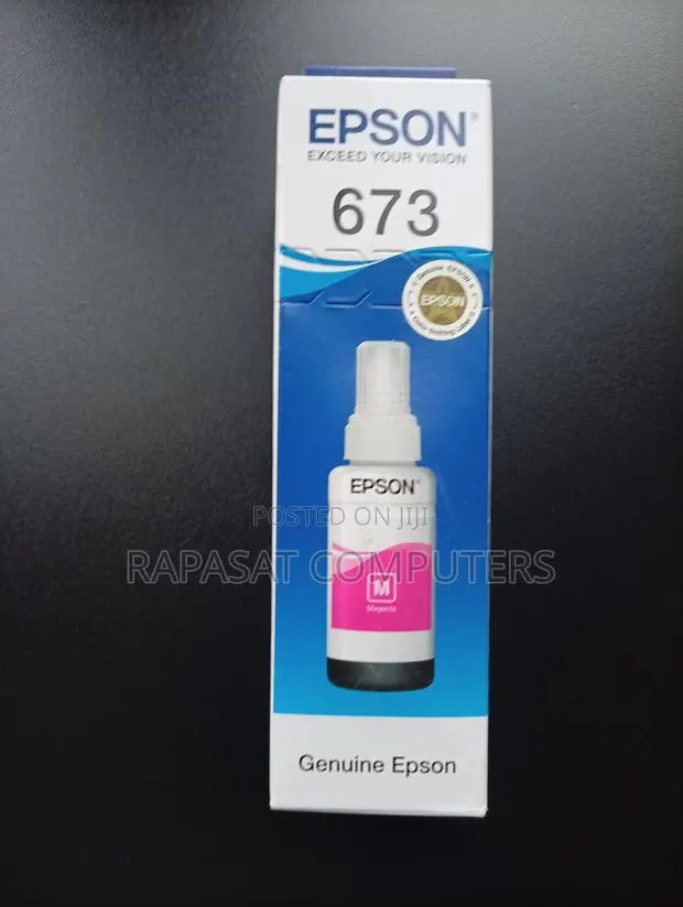 Epson 673 Magenta Ink Bottle · Photo 1