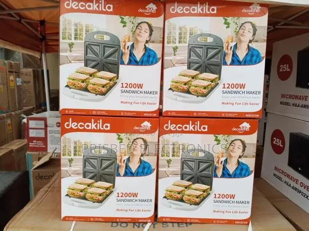 Decakila 4 Slice Durable Sandwich Maker · Photo 1