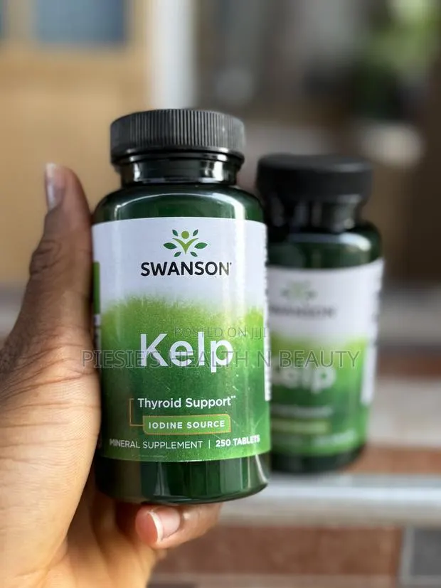 Swanson Kelp Iodine Source, 250 Tablets, Supports Healthy Thyroid . · Photo 1