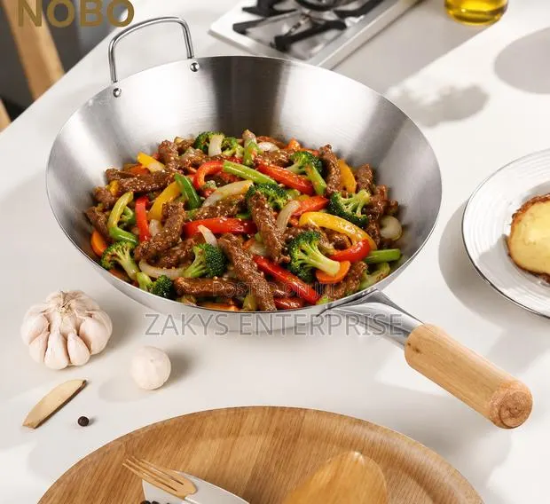 Stainless Steel Non Stick Wok · Photo 1