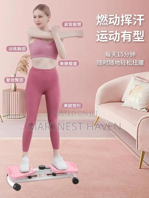 Waist and Abs Twister Exercise Machine - Pink · Photo 1