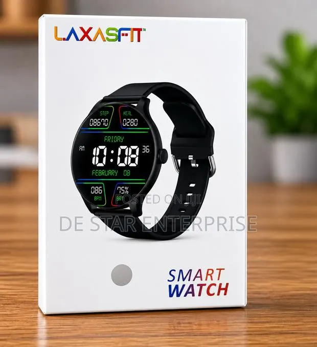 Round HD Smart Watch – Fitness Tracker for Men Women · Photo 1