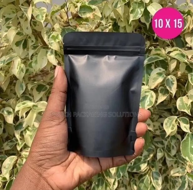 Matte Black Windowless Foil Pouches · Photo 1