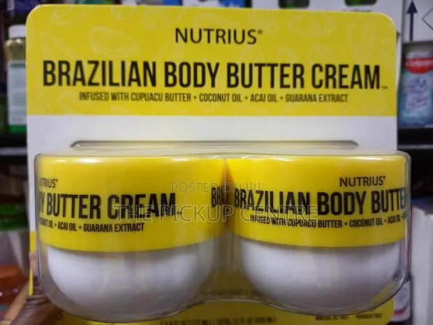 Nutrius Brazilian Body Butter Cream, 177ML (Pack of 2) · Photo 1
