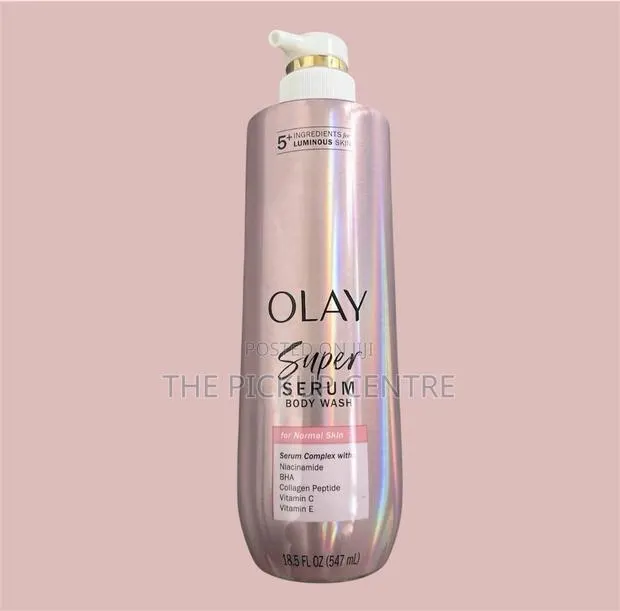 Olay Super Serum Body Wash for Normal Skin, Serum Complex,547ml
