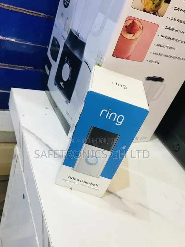 White/Black Reliable Ring Video Door Bell · Photo 1