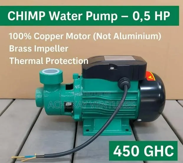 Chimp Water Pump 0.5hp – Copper Motor · Photo 1
