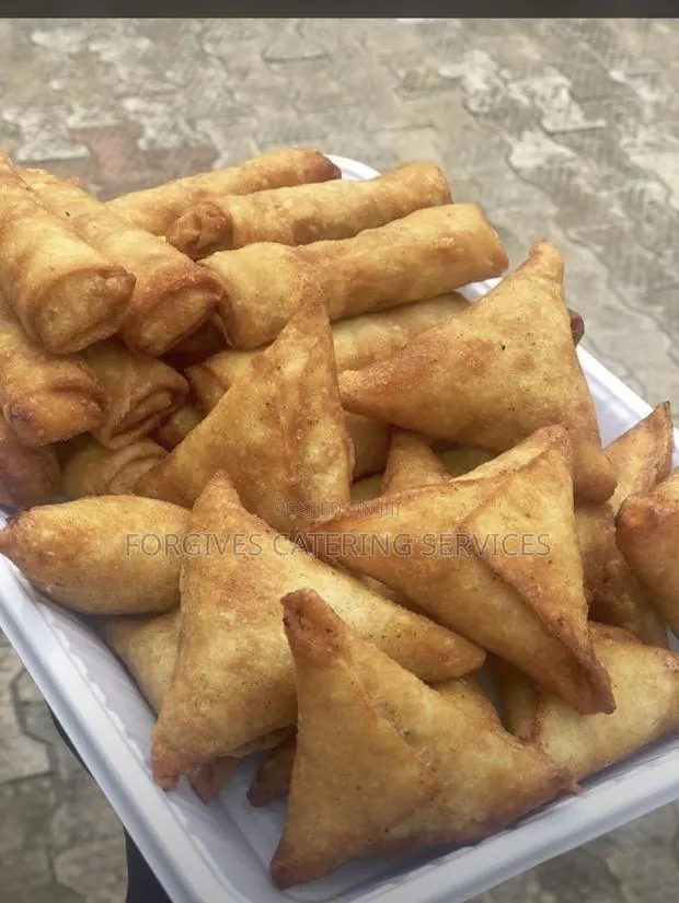 Spring Rolls and Samosas · Photo 1