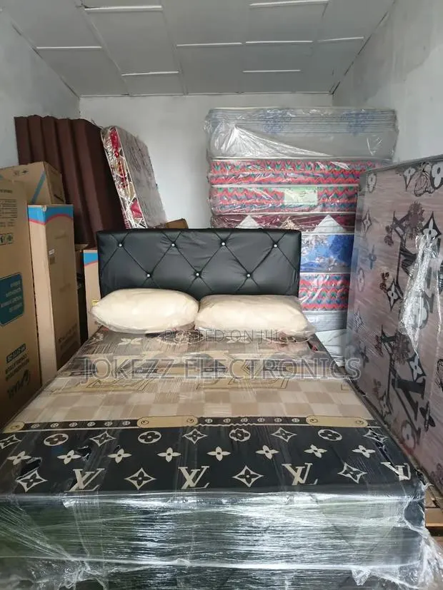 Original Complete Leather Bed Double · Photo 1