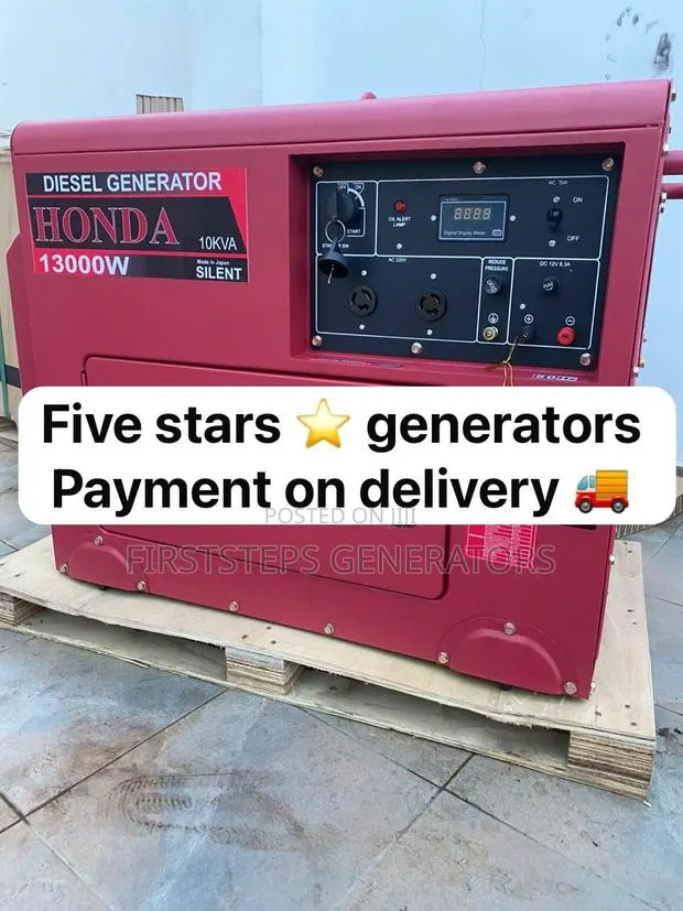 Mild Sound 13000ec Honda Diesel Generator Silent Estate · Photo 1