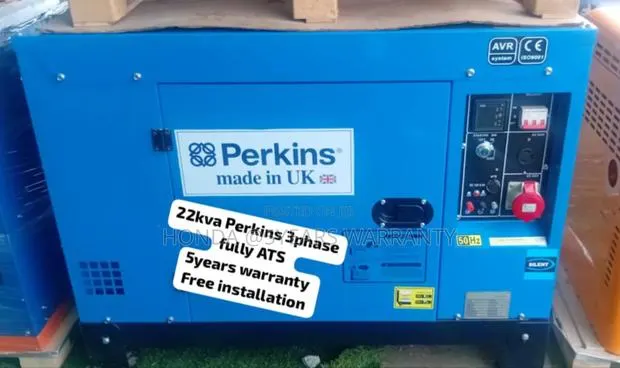 Commercial Use 22kva Perkins 3phase Generator Fully Ats · Photo 1