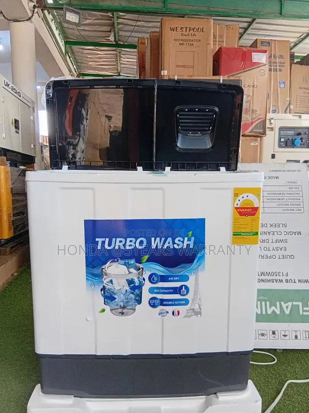 Flamino 12kg Washing Machine – Heavy Duty Laundry Washer · Photo 1