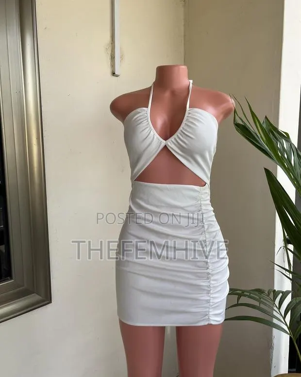 White Pretty Little Thing Dress Thrift · Photo 1