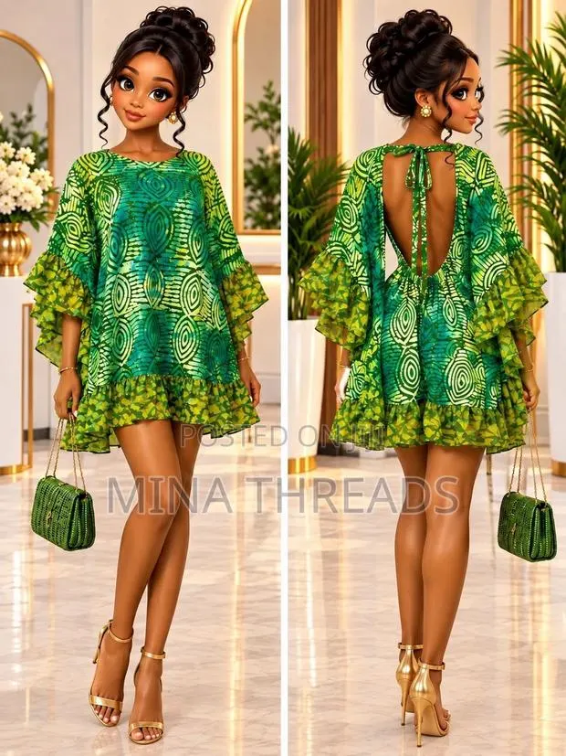 Backless Ankara Style · Photo 1