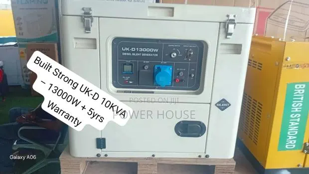 10kva Uk-D Diesel Generator 13000w – Reliable 10kva, 5yrs Warranty · Photo 1