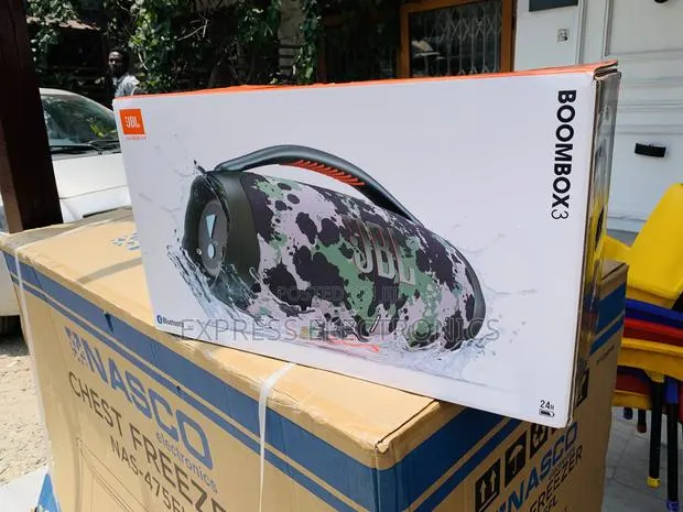 Amazing JBL Boombox 3 Black Portable Bluetooth Speaker · Photo 1