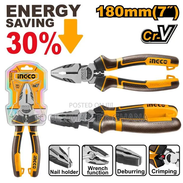 High Leverage Combination Pliers - Hhcp28180 · Photo 1