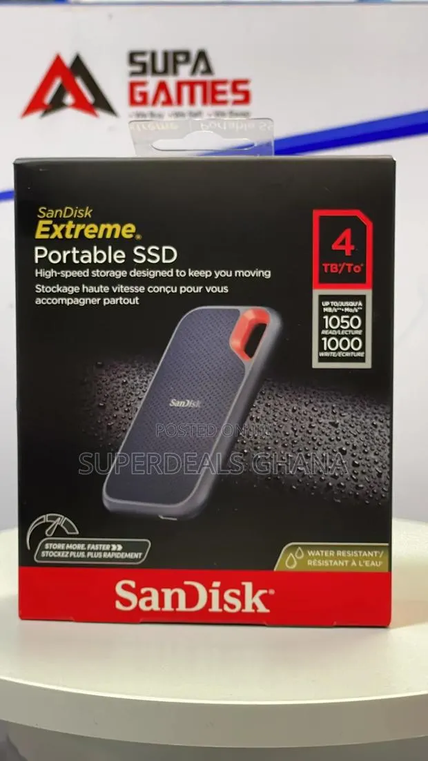 Sandisk Extreme Portable SSD 4tb/To · Photo 1