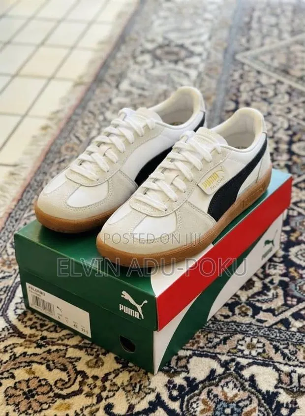 Puma Palermo "Puma White/Vapor Gray/Gum" · Photo 1
