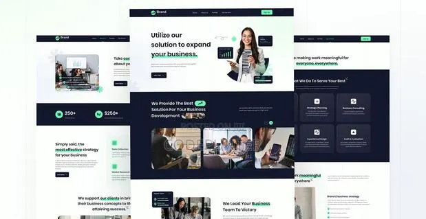 Professional Business Website Landing Page Design · Photo 1