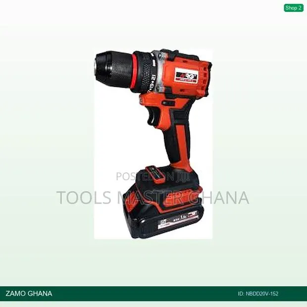 20v Drill Driver Brushless 10mm 45nm + 1.5ax2 Batteries - Nbdd20v-152 · Photo 1