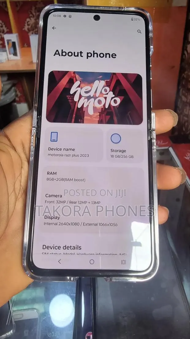 New Motorola Razr 40 Ultra 256 GB Gray · Photo 1