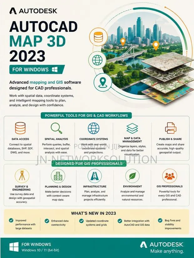 Autodesk AutoCAD Map 3D 2023 for Windows · Photo 1