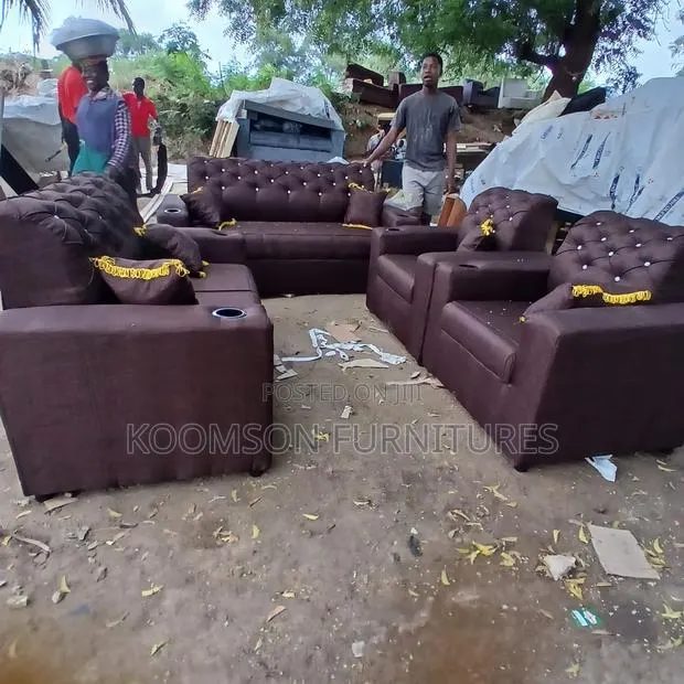 Quality Brownish Coffee Sofas Sets Payment on Delivery · Photo 1
