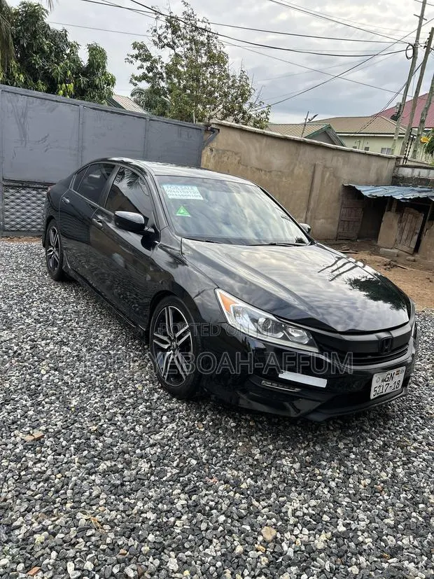 Honda Accord Sport 4dr Sedan FWD (2.4L 4cyl 2A) 2016 Black · Photo 1