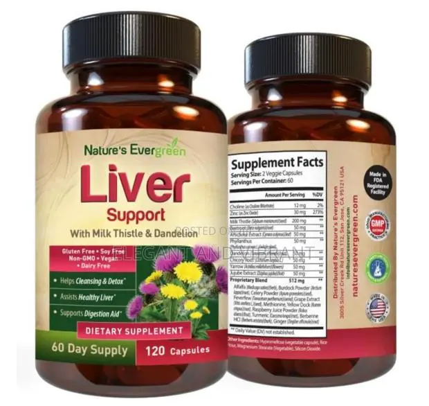 Liver Cleanse Detox & Repair| W/20+ Liver,With Milk Thistle,Ginger, · Photo 1