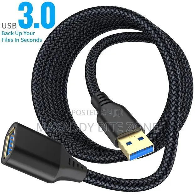 5m Laihonen Nylon Braided USB 3.0 Male to Female High Speed Transmissi · Photo 1