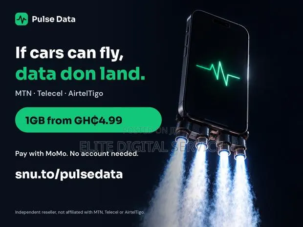 Data Finish? MTN, Telecel & AT Bundles From GH₵4.99 · Photo 1