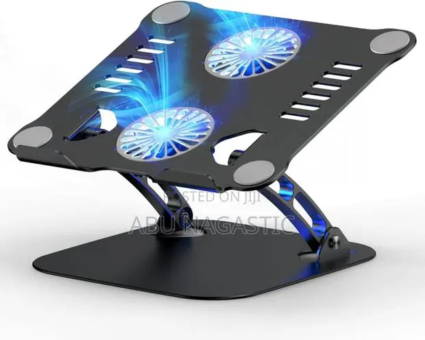Laptop Stand Adjustable RGB Fan · Photo 1