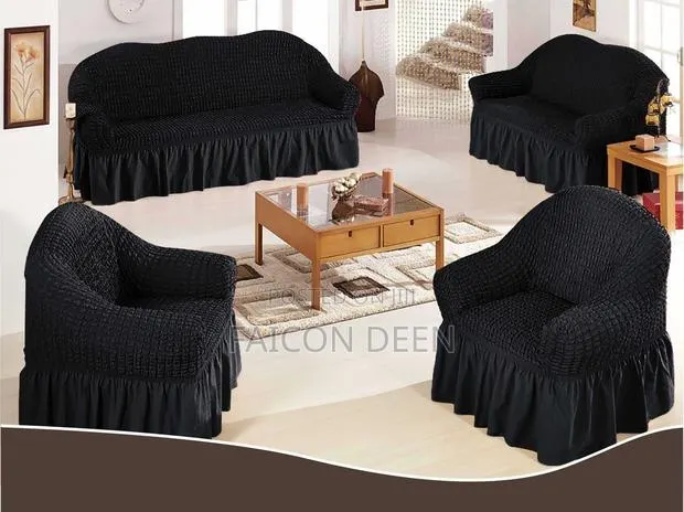 Say Goodbye to Sold Sofa Looks (Sold as a Set)Cotton Sofa Skirt Covers · Photo 1